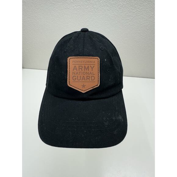 The Classics Yupoong Baseball Hat Black Pennsylvania Army National Guard Patch - Picture 1 of 8